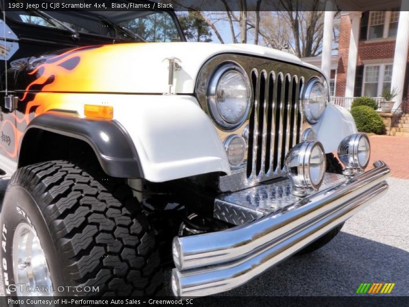 Black/Flames / Black 1983 Jeep CJ CJ8 Scrambler 4x4