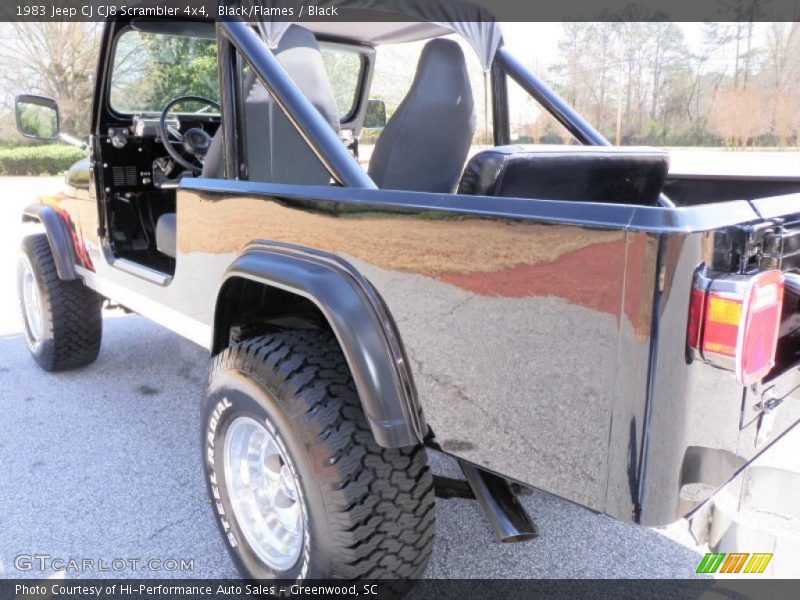 Black/Flames / Black 1983 Jeep CJ CJ8 Scrambler 4x4