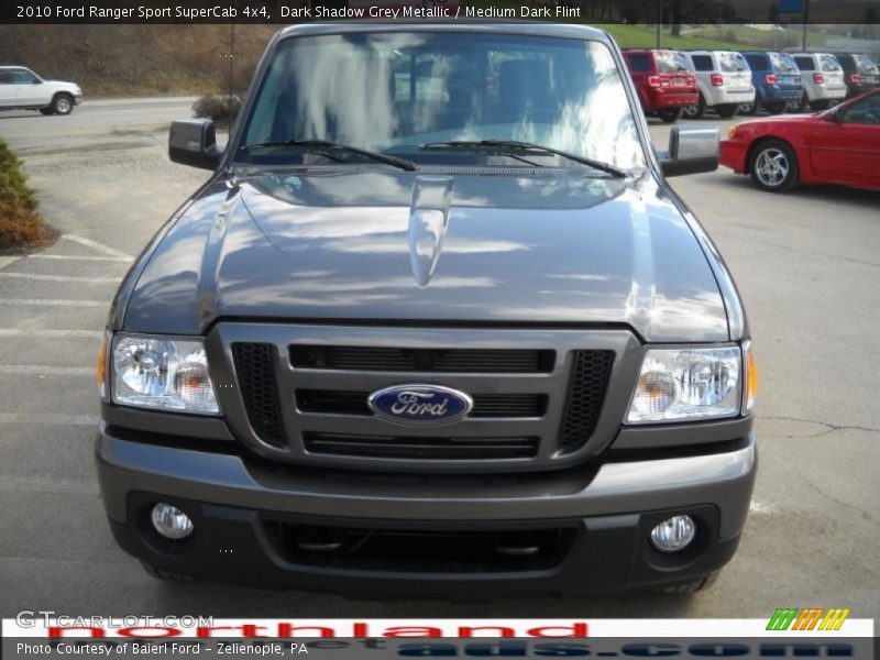 Dark Shadow Grey Metallic / Medium Dark Flint 2010 Ford Ranger Sport SuperCab 4x4