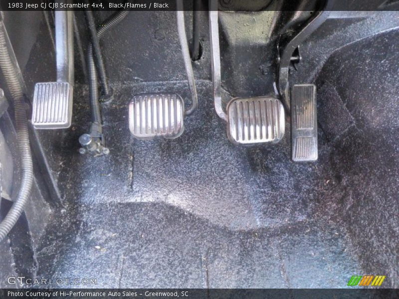 Black/Flames / Black 1983 Jeep CJ CJ8 Scrambler 4x4