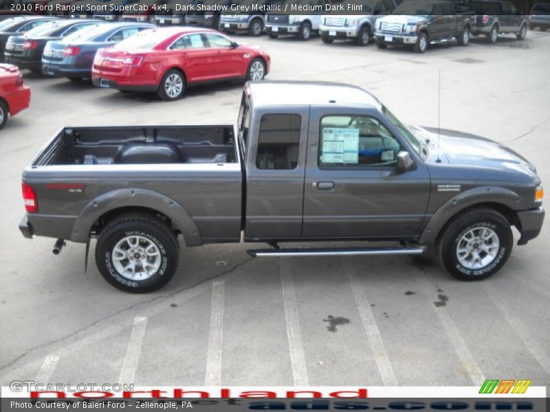 Dark Shadow Grey Metallic / Medium Dark Flint 2010 Ford Ranger Sport SuperCab 4x4