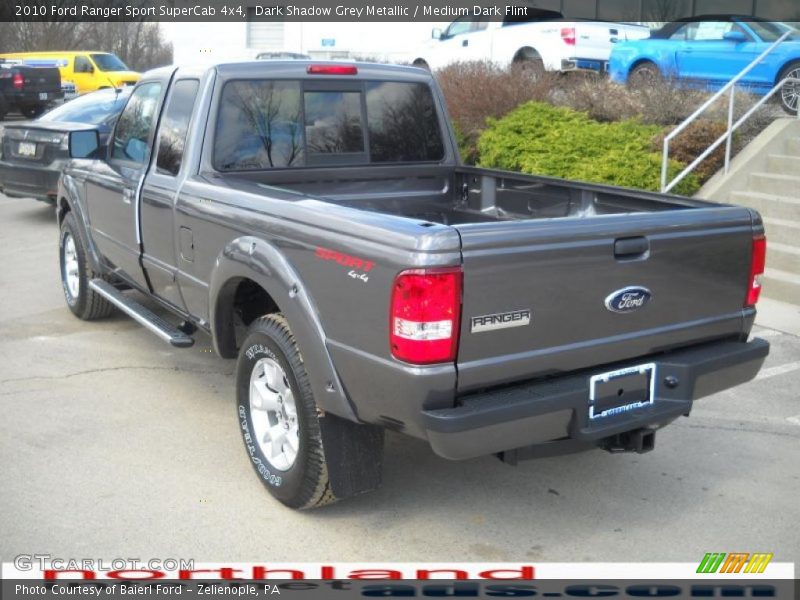 Dark Shadow Grey Metallic / Medium Dark Flint 2010 Ford Ranger Sport SuperCab 4x4