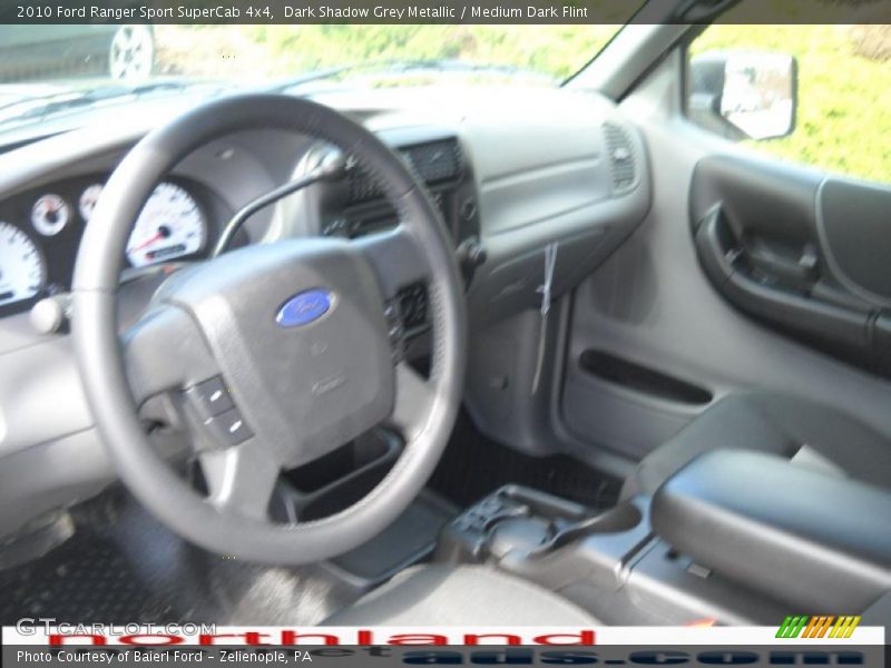 Dark Shadow Grey Metallic / Medium Dark Flint 2010 Ford Ranger Sport SuperCab 4x4