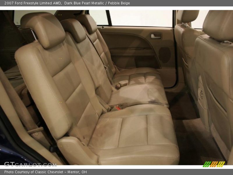 Dark Blue Pearl Metallic / Pebble Beige 2007 Ford Freestyle Limited AWD