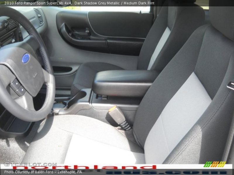 Dark Shadow Grey Metallic / Medium Dark Flint 2010 Ford Ranger Sport SuperCab 4x4