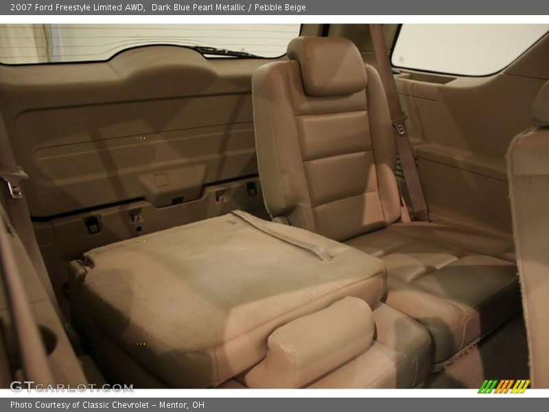Dark Blue Pearl Metallic / Pebble Beige 2007 Ford Freestyle Limited AWD