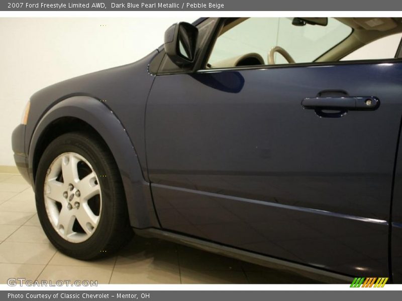 Dark Blue Pearl Metallic / Pebble Beige 2007 Ford Freestyle Limited AWD