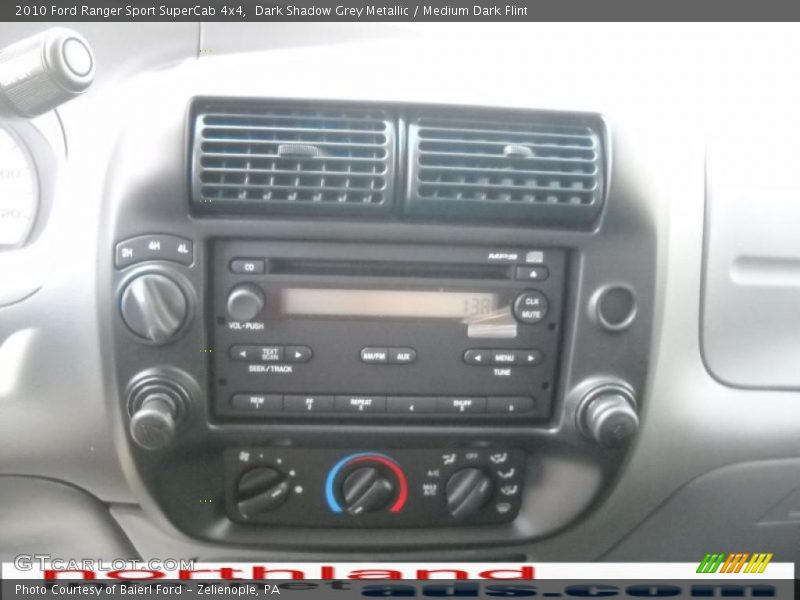 Dark Shadow Grey Metallic / Medium Dark Flint 2010 Ford Ranger Sport SuperCab 4x4