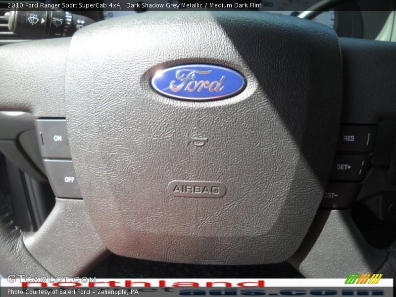 Dark Shadow Grey Metallic / Medium Dark Flint 2010 Ford Ranger Sport SuperCab 4x4