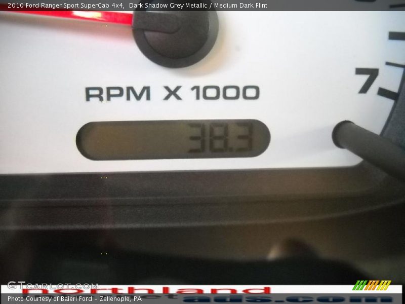 Dark Shadow Grey Metallic / Medium Dark Flint 2010 Ford Ranger Sport SuperCab 4x4