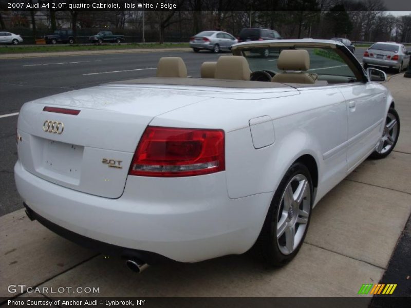 Ibis White / Beige 2007 Audi A4 2.0T quattro Cabriolet