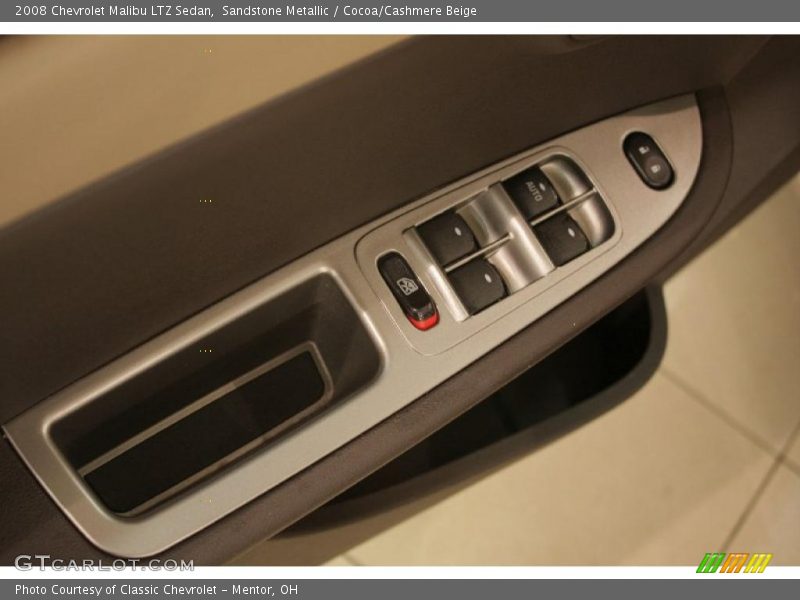 Sandstone Metallic / Cocoa/Cashmere Beige 2008 Chevrolet Malibu LTZ Sedan
