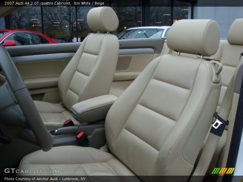 Ibis White / Beige 2007 Audi A4 2.0T quattro Cabriolet