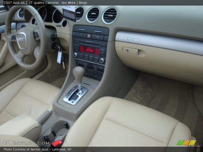 Ibis White / Beige 2007 Audi A4 2.0T quattro Cabriolet