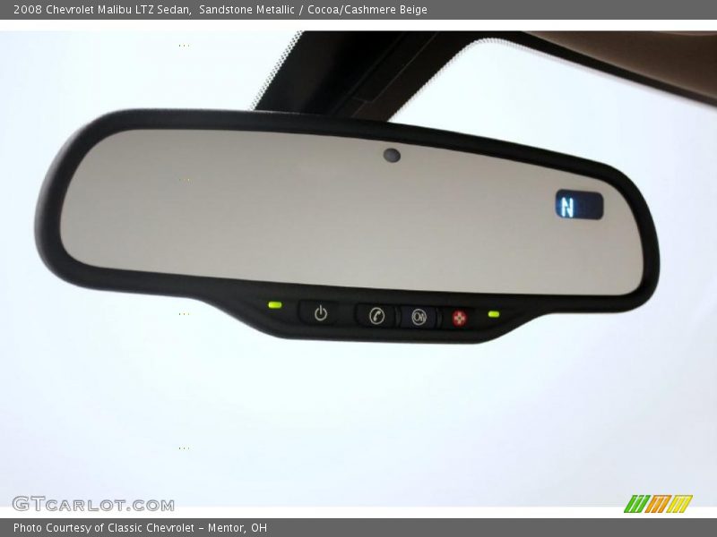 Sandstone Metallic / Cocoa/Cashmere Beige 2008 Chevrolet Malibu LTZ Sedan