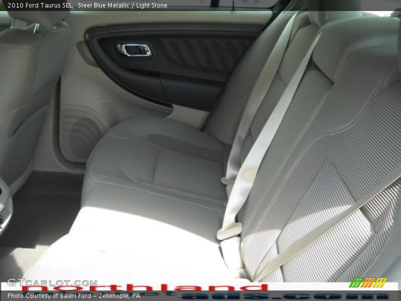 Steel Blue Metallic / Light Stone 2010 Ford Taurus SEL