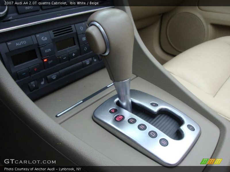 Ibis White / Beige 2007 Audi A4 2.0T quattro Cabriolet