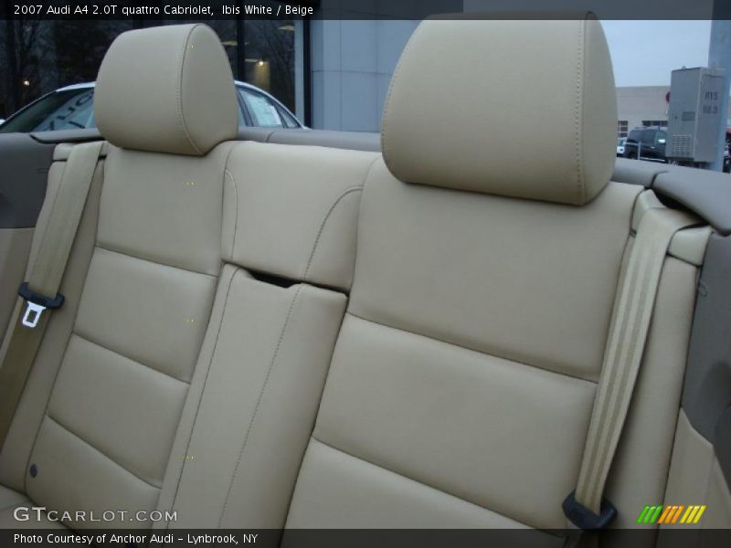 Ibis White / Beige 2007 Audi A4 2.0T quattro Cabriolet