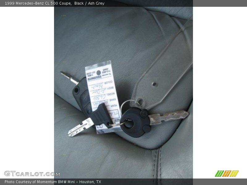 Black / Ash Grey 1999 Mercedes-Benz CL 500 Coupe
