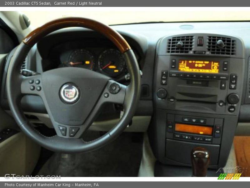 Garnet Red / Light Neutral 2003 Cadillac CTS Sedan