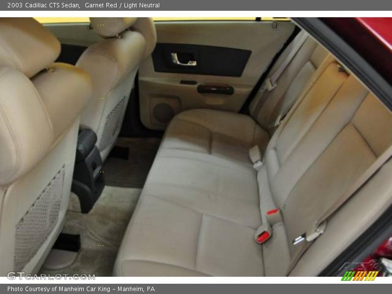Garnet Red / Light Neutral 2003 Cadillac CTS Sedan