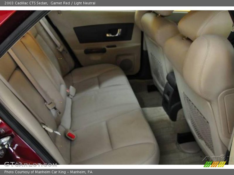 Garnet Red / Light Neutral 2003 Cadillac CTS Sedan