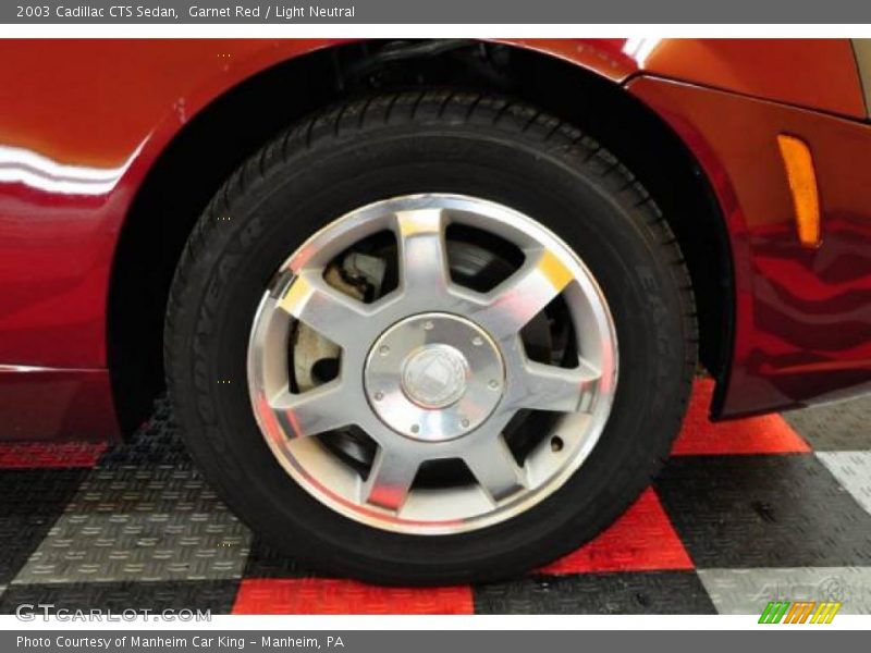 Garnet Red / Light Neutral 2003 Cadillac CTS Sedan