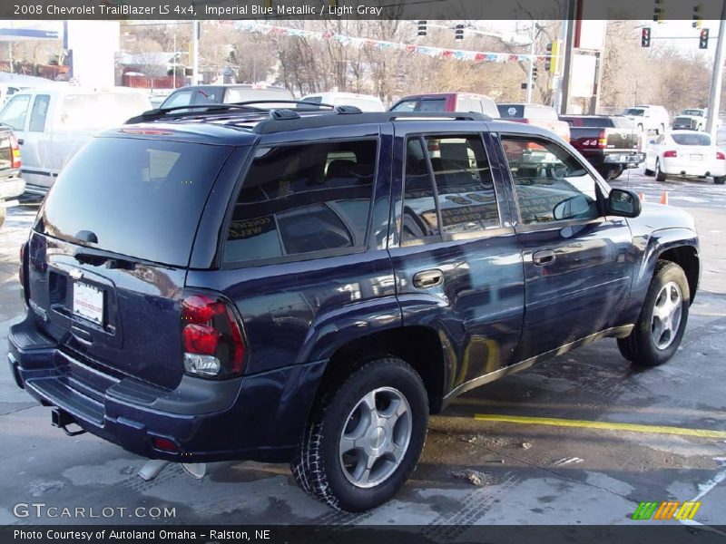 Imperial Blue Metallic / Light Gray 2008 Chevrolet TrailBlazer LS 4x4