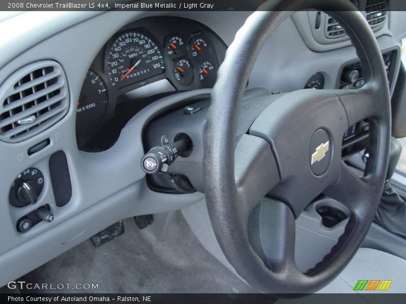 Imperial Blue Metallic / Light Gray 2008 Chevrolet TrailBlazer LS 4x4