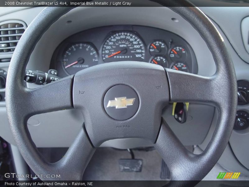 Imperial Blue Metallic / Light Gray 2008 Chevrolet TrailBlazer LS 4x4