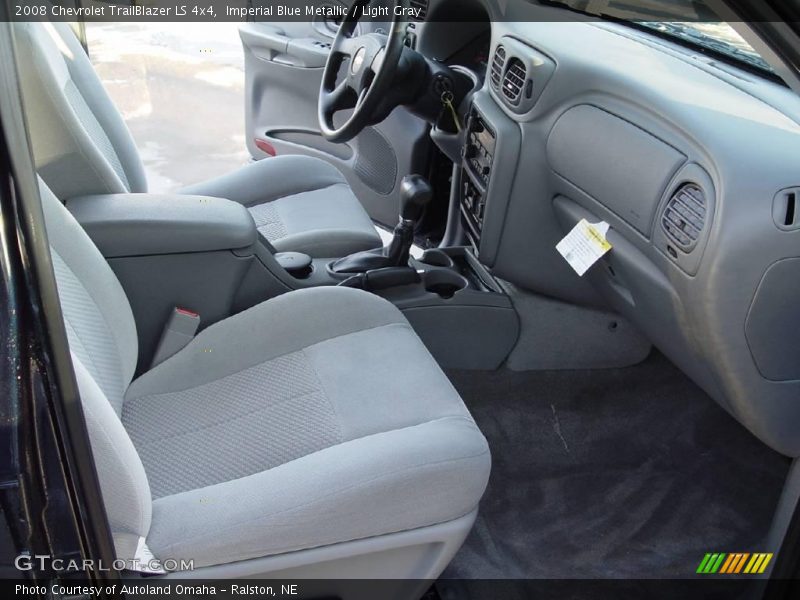 Imperial Blue Metallic / Light Gray 2008 Chevrolet TrailBlazer LS 4x4