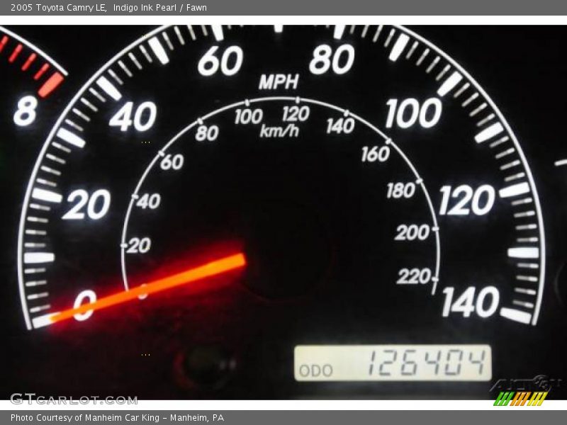 Indigo Ink Pearl / Fawn 2005 Toyota Camry LE