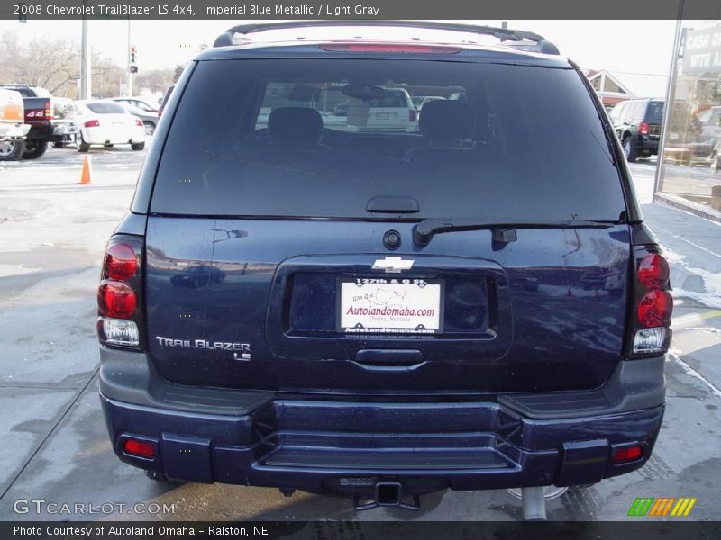 Imperial Blue Metallic / Light Gray 2008 Chevrolet TrailBlazer LS 4x4