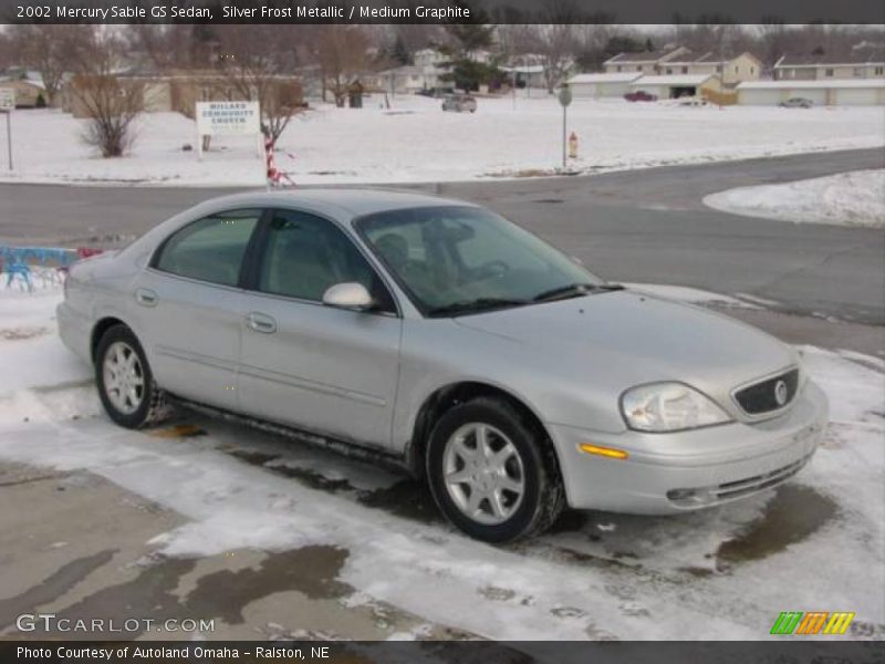 Silver Frost Metallic / Medium Graphite 2002 Mercury Sable GS Sedan