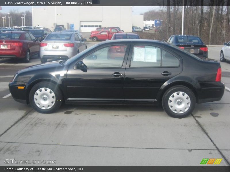 Uni Black / Black 1999 Volkswagen Jetta GLS Sedan