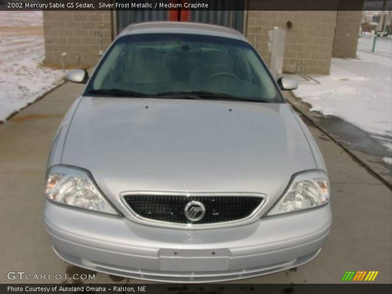 Silver Frost Metallic / Medium Graphite 2002 Mercury Sable GS Sedan