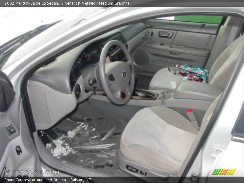 Silver Frost Metallic / Medium Graphite 2002 Mercury Sable GS Sedan