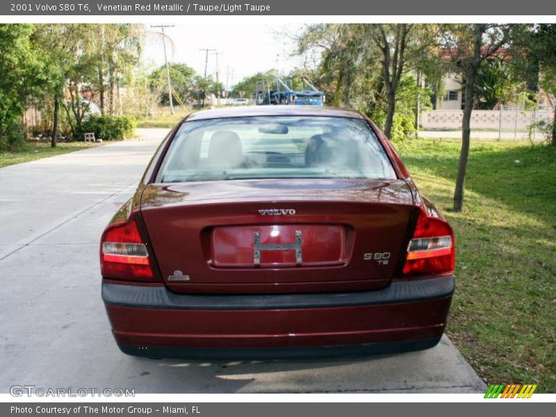 Venetian Red Metallic / Taupe/Light Taupe 2001 Volvo S80 T6