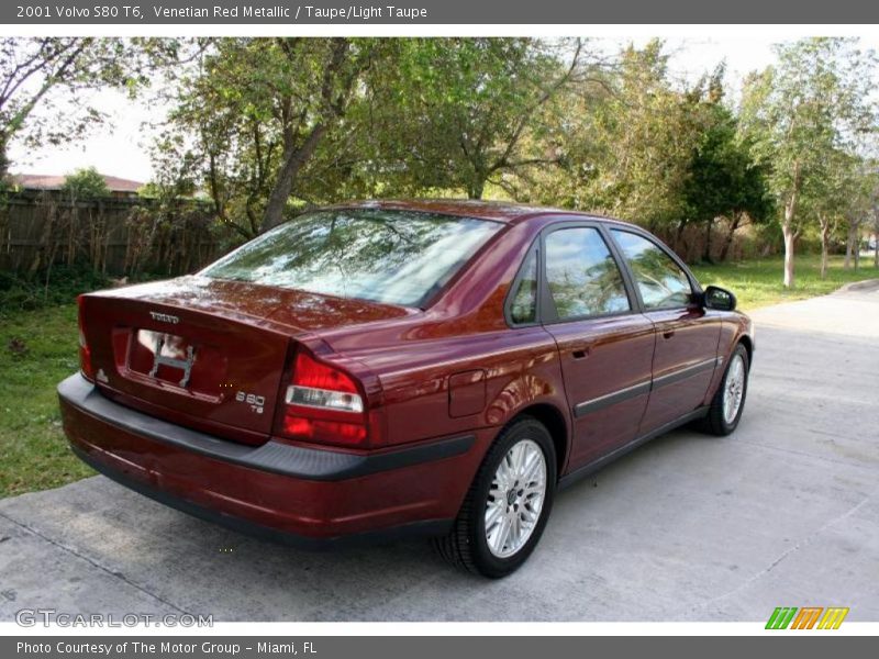 Venetian Red Metallic / Taupe/Light Taupe 2001 Volvo S80 T6