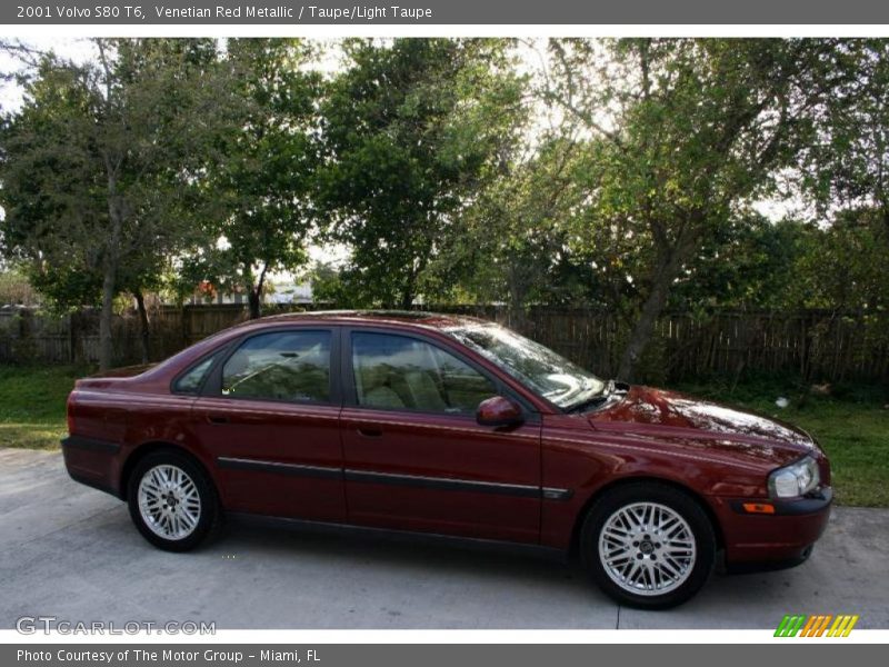 Venetian Red Metallic / Taupe/Light Taupe 2001 Volvo S80 T6