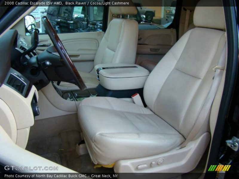 Black Raven / Cocoa/Light Cashmere 2008 Cadillac Escalade ESV AWD