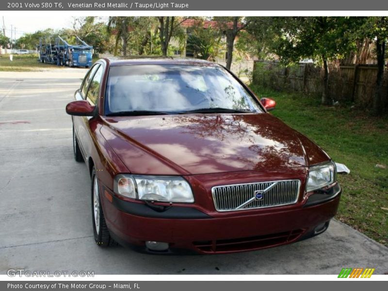 Venetian Red Metallic / Taupe/Light Taupe 2001 Volvo S80 T6