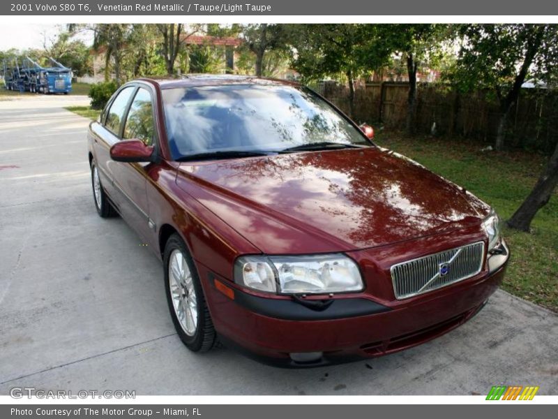 Venetian Red Metallic / Taupe/Light Taupe 2001 Volvo S80 T6