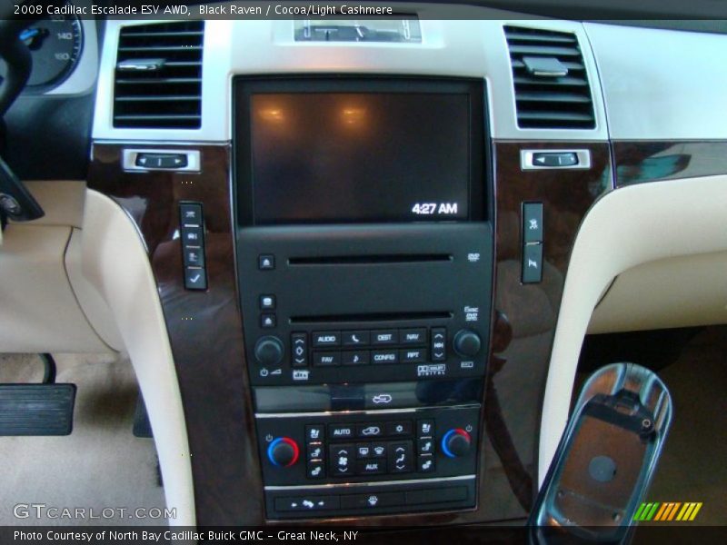 Black Raven / Cocoa/Light Cashmere 2008 Cadillac Escalade ESV AWD