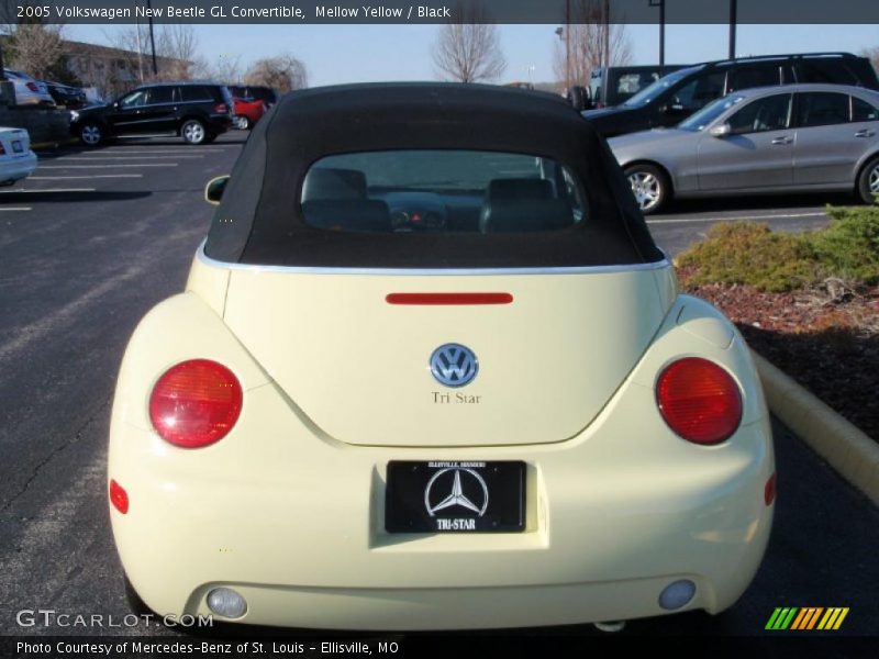Mellow Yellow / Black 2005 Volkswagen New Beetle GL Convertible