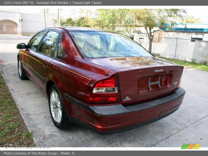 Venetian Red Metallic / Taupe/Light Taupe 2001 Volvo S80 T6