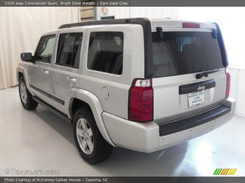 Bright Silver Metallic / Dark Slate Gray 2008 Jeep Commander Sport