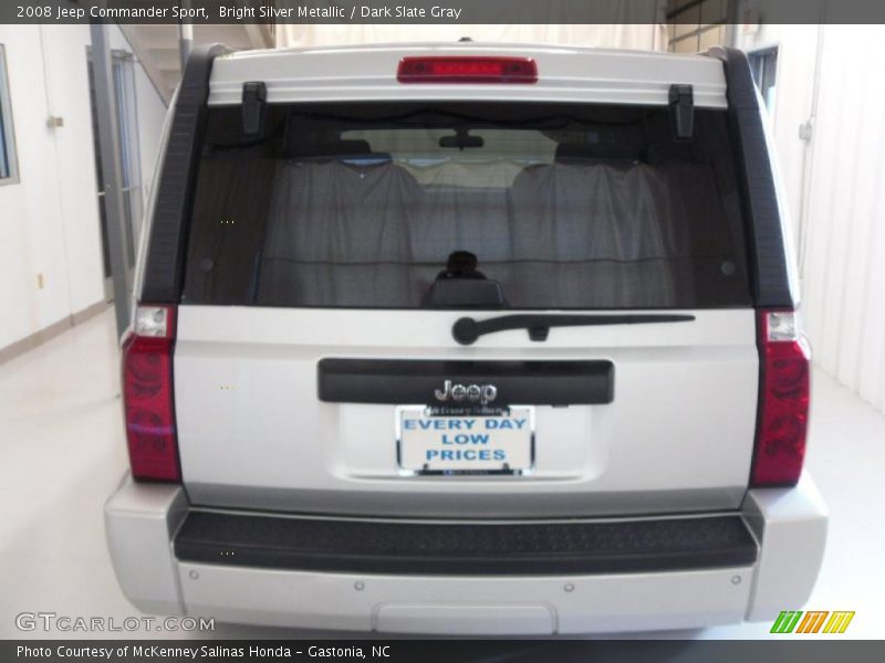 Bright Silver Metallic / Dark Slate Gray 2008 Jeep Commander Sport