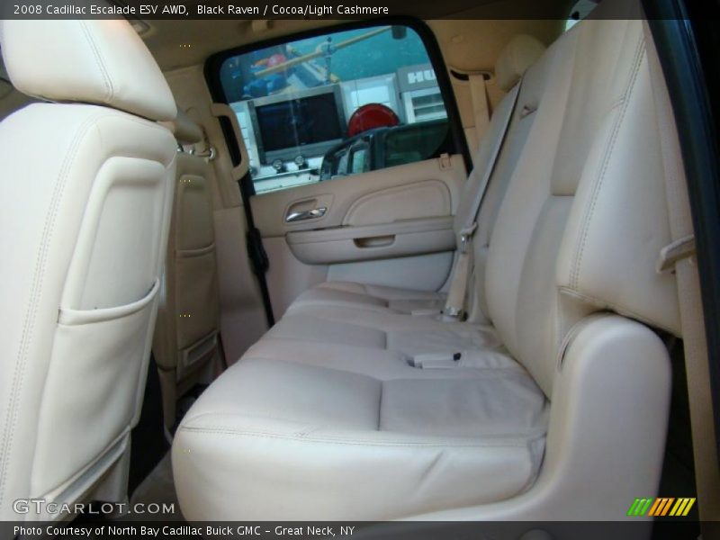 Black Raven / Cocoa/Light Cashmere 2008 Cadillac Escalade ESV AWD