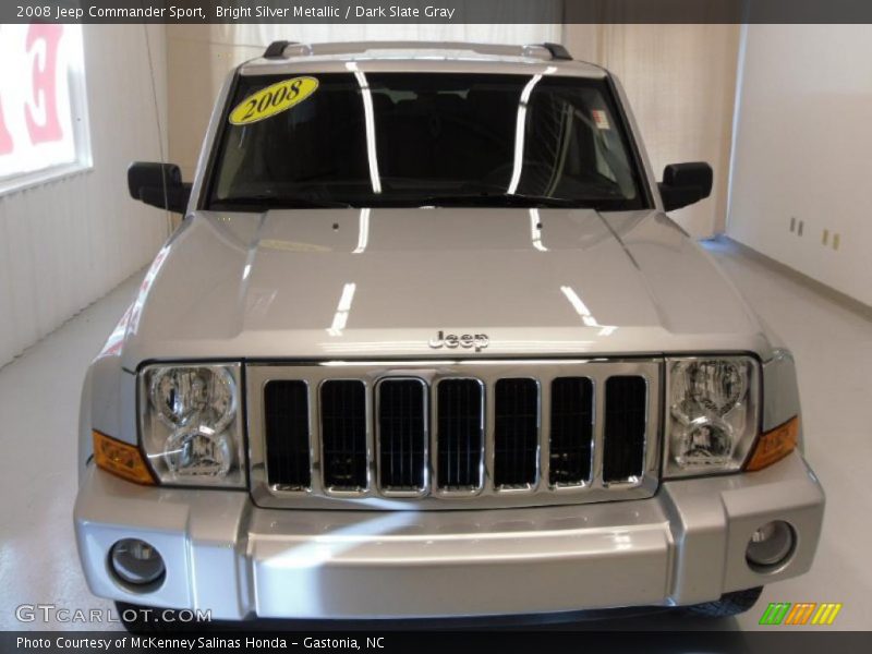 Bright Silver Metallic / Dark Slate Gray 2008 Jeep Commander Sport
